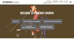 Desktop Screenshot of parkwaychurch.tv